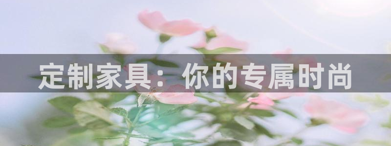 先锋娱乐体育：定制家具：你的专属时尚