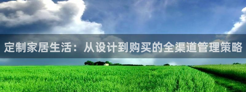 先锋娱乐游戏上分地址：定制家居生活：从设计到购买的全渠道管理